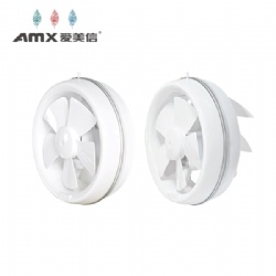 Round Plastic Window/Wall Ventilation Fan for Bathroom